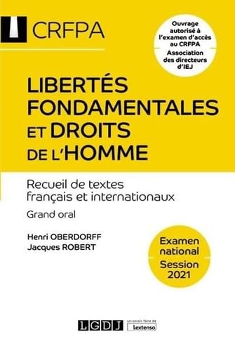 Libertés fondamentales et droits de l'homme - Henri Oberdorf