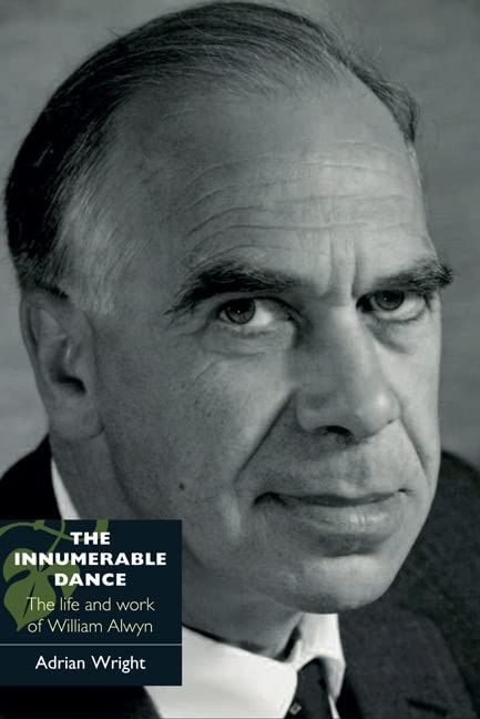 Black and white portrait of William Alwyn on the book cover The Innumerable Dance.