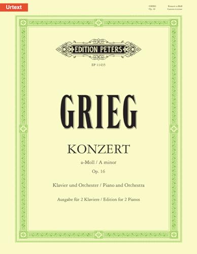 Piano Concerto A minor Op. 16 : for Piano and Orchestra
