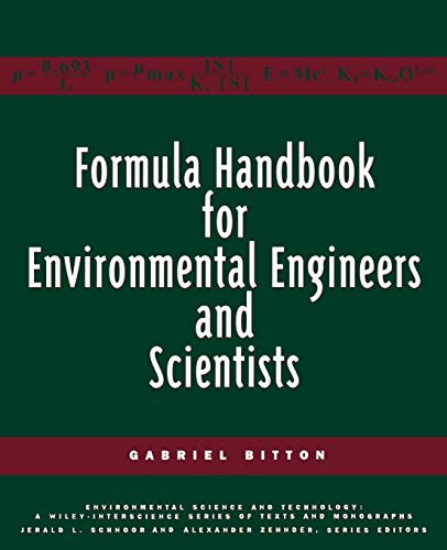 Formula Handbook for Environmental Engineers and Scientists