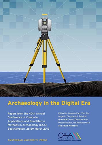 Book cover: surveying equipment over a landscape, title "Archaeology in the Digital Era".
