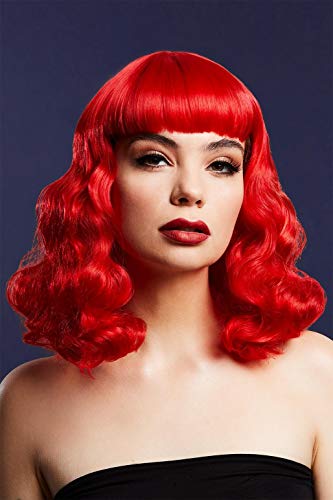 Smiffys Fever Bettie Wig with Short Fringe