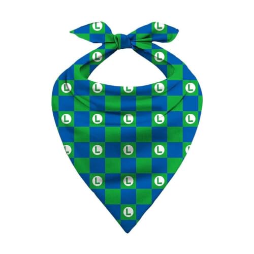 Nintendo Super Mario - Luigi Pattern (Unisex Green Bandana) One Size