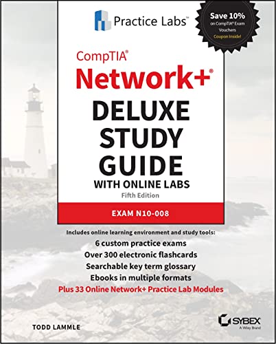 CompTIA Network+ Deluxe Study Guide w Online Lab: Exam N10-008