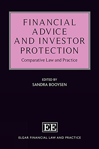 Financial Advice and Investor Protection: Comparative Law and Practice