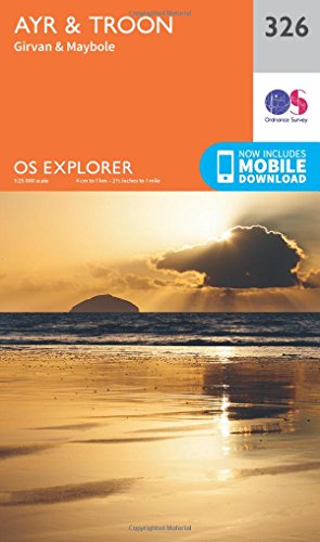 OS Explorer Map (326) Ayr and Troon (OS Explorer Paper Map)