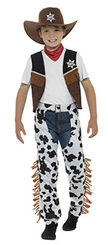 Smiffys Texan Cowboy Boys Fancy Dress Rodeo Wild West Western Kids Childs Costume Outfit