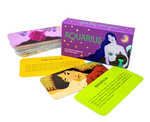 Aquarius Pocket Zodiac Cards : 40 Magical Messages from the Stars