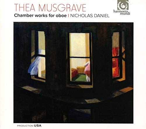 CD cover: dark painting of windows with light inside, text above.