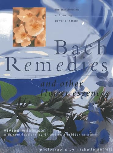 Book cover featuring flowers and text: "Bach Remedies and other flower essences".