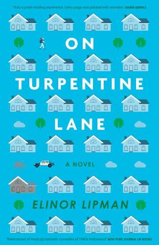 Book cover: blue background with illustrated houses and a small figure.