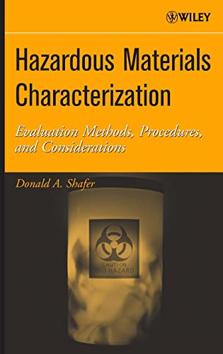 Hazardous Materials Characterization: Evaluation Methods