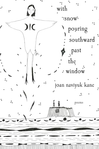 Black and white poetry book cover with a figure and landscape.