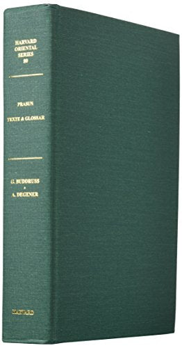 Materialien Zur Prasun-Sprache Des Afghanischen Hindukusch: Teil I: Texte Und Glossar: Texte und Glossar