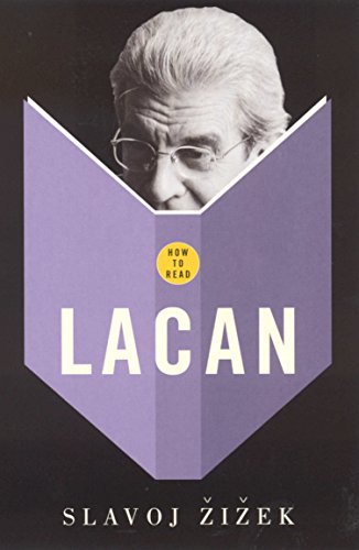 Book cover with philosophical text, likely featuring Slavoj Zizek's name and image or portrait.