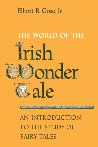 Book cover: "The World of the Irish Wonder Tale" with Celtic design.