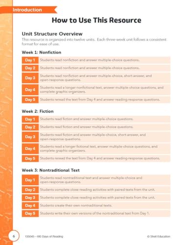 180 Days of Reading for Third Grade