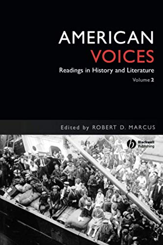 American Voices: Readings in History and Llterature: v. 2