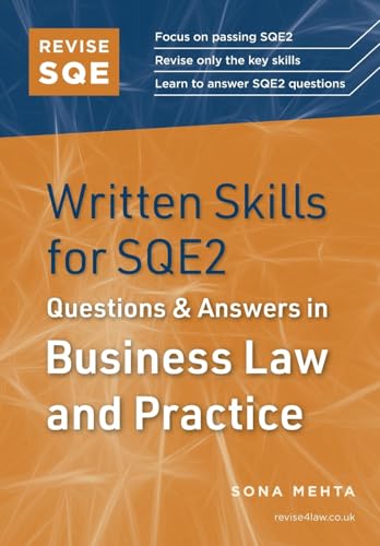 Revise SQE Written Skills in Business Organisations, Rules and Procedures : Legal Skills for SQE2