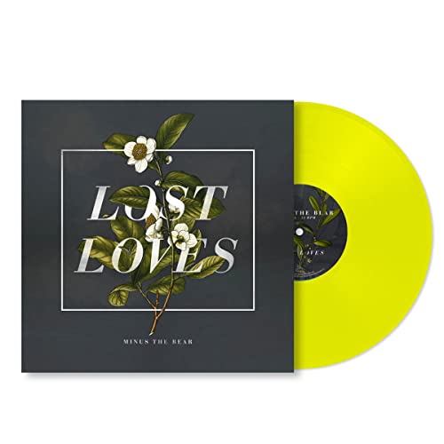 Minus The Bear “Lost Lovers” vinyl record with floral cover art.