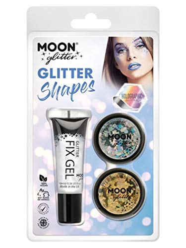Moon Glitter Holographic Glitter Shapes