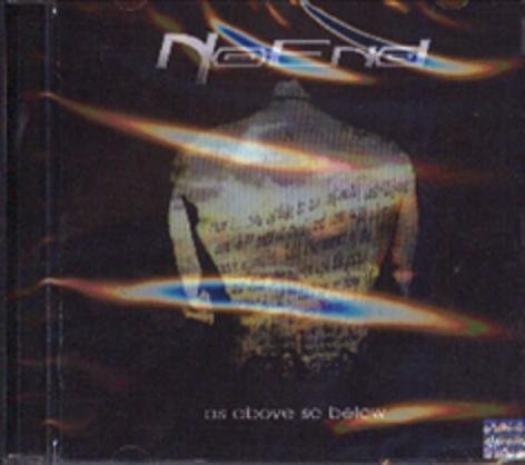 CD cover for Noend’s “As Above So Below” featuring a ghostly figure.