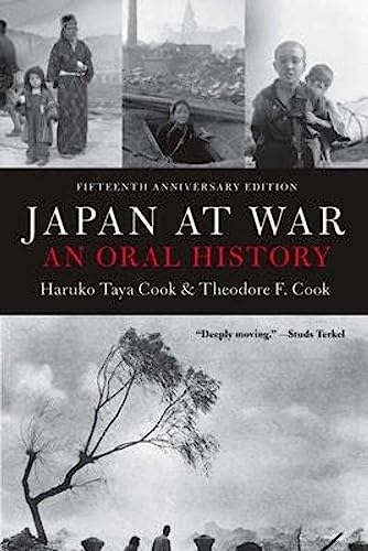 Book cover: “Japan At War” with historical photos and text.