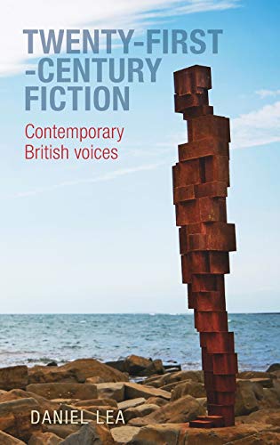 Book cover with abstract sculpture against a seascape, titled "Twenty-First-Century Fiction.