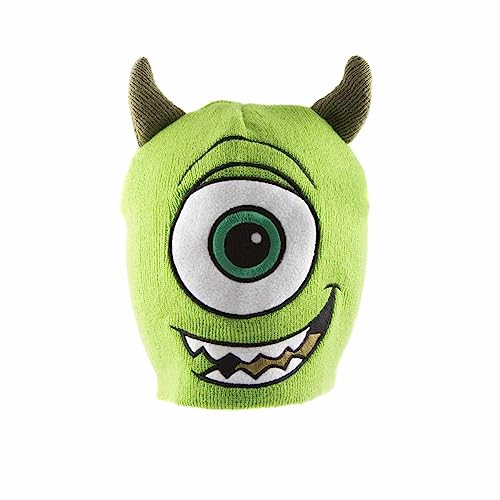 Disney Monsters Inc - Mike Face (Unisex Black Beanie) One Size