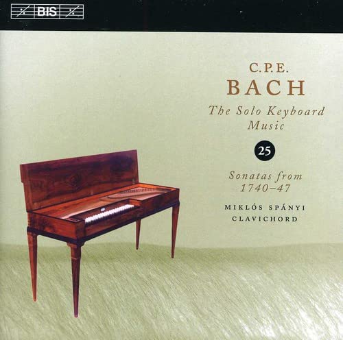 Miklos Spanyi - Bachthe Solo Keyboard Music Vol 25 [CD]