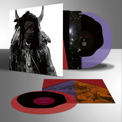 Vinyl record set with album cover featuring a figure in headdress.