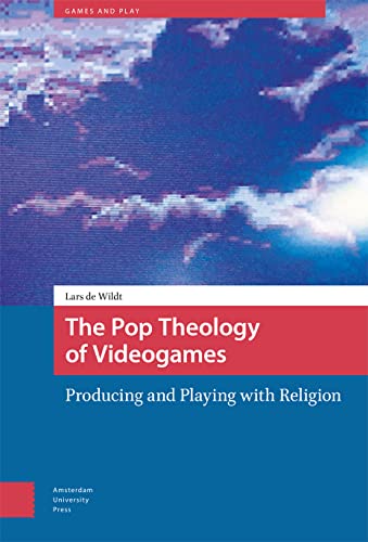 Book cover: “The Pop Theology of Videogames” with cloud imagery.