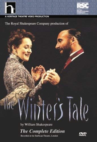 DVD cover for “The Winter’s Tale” featuring two actors in costume.