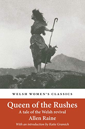 Book cover: woman with staff on a hill, Welsh revival tale.