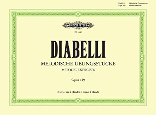 Anton Diabelli: Melodic Exercises Op. 149 (Piano Duet). Sheet Music for Piano Duet