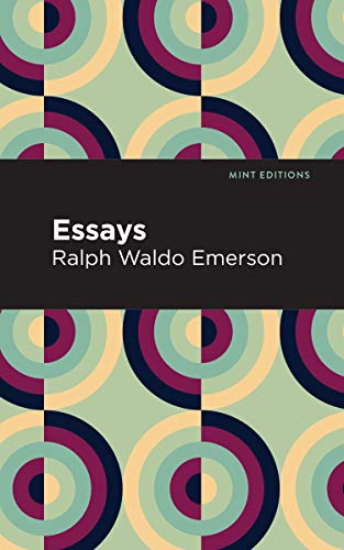 Book cover for "Essays" by Ralph Waldo Emerson with circular pattern.