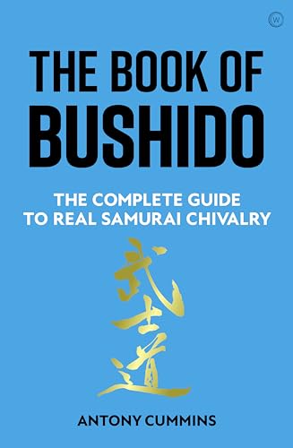 Book cover: “The Book of Bushido” with gold samurai calligraphy.