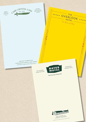 Fictional Hotel Notepads: Horror Set