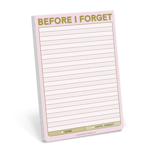 Knock Knock Before I Forget Great Big Stickies