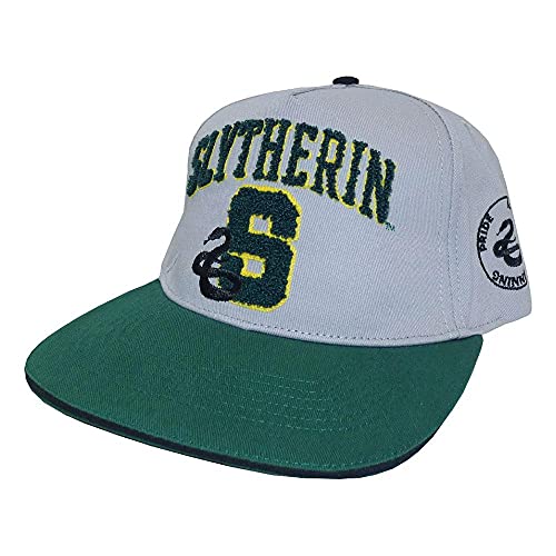 Harry Potter - College Slytherin (Unisex Grey Snapback Cap) One Size