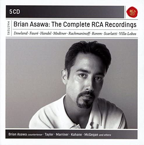 CD cover featuring portrait of Brian Asawa, a countertenor singer.
