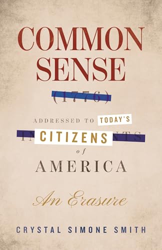 Book cover for “Common Sense (1776)”, with obscured and highlighted text.