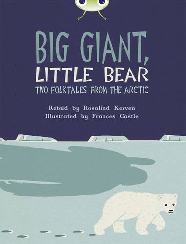 Book cover: polar bear, blue text, and snowy arctic landscape.
