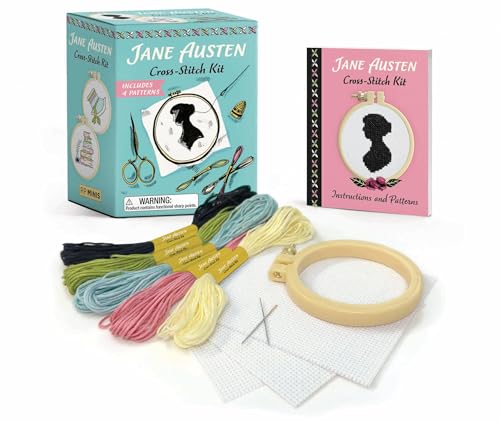 Jane Austen Cross-Stitch Kit : Includes 4 patterns