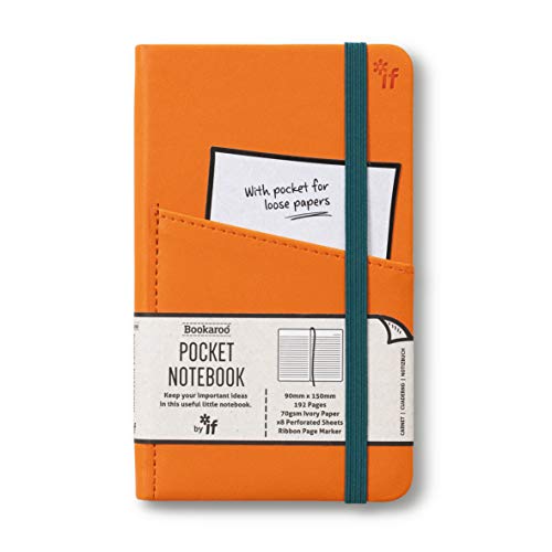 Bookaroo Pocket Notebook (A6) Journal - Orange