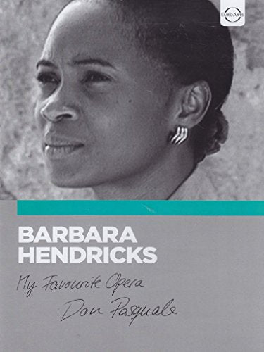Black and white portrait of Barbara Hendricks on a DVD cover.