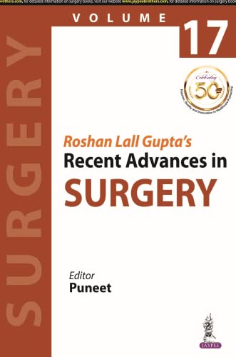 Book cover: "Roshan Lall Gupta's Recent Advances in Surgery, Volume 17.