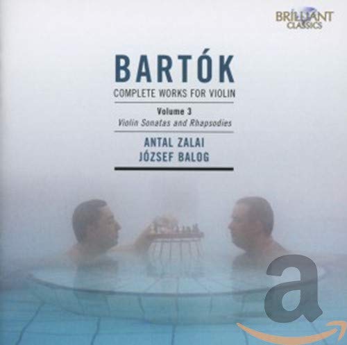 CD cover for Bartók’s Complete Works for Violin, Volume 3.