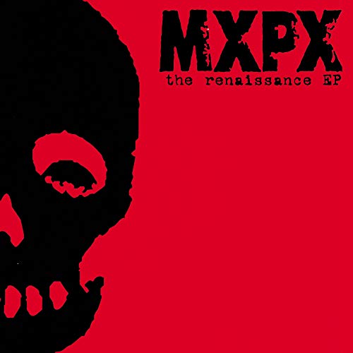 Mxpx album cover: red background with a partial skull image.