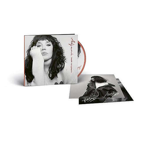 CD case featuring black and white portrait of Isabelle Adjani.
